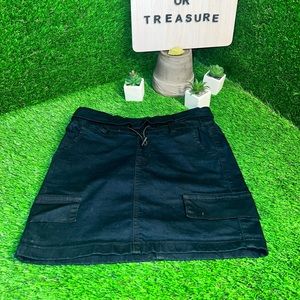 👚Black mini skirt